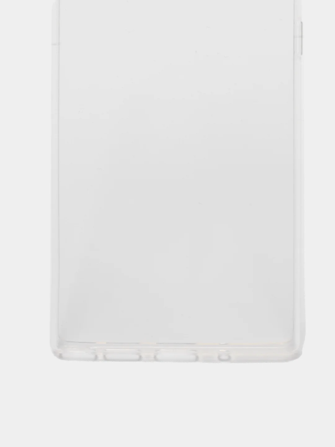Прозрачный чехол Samsung Note 10 Plus / Note 10 pro с бархатом внутри