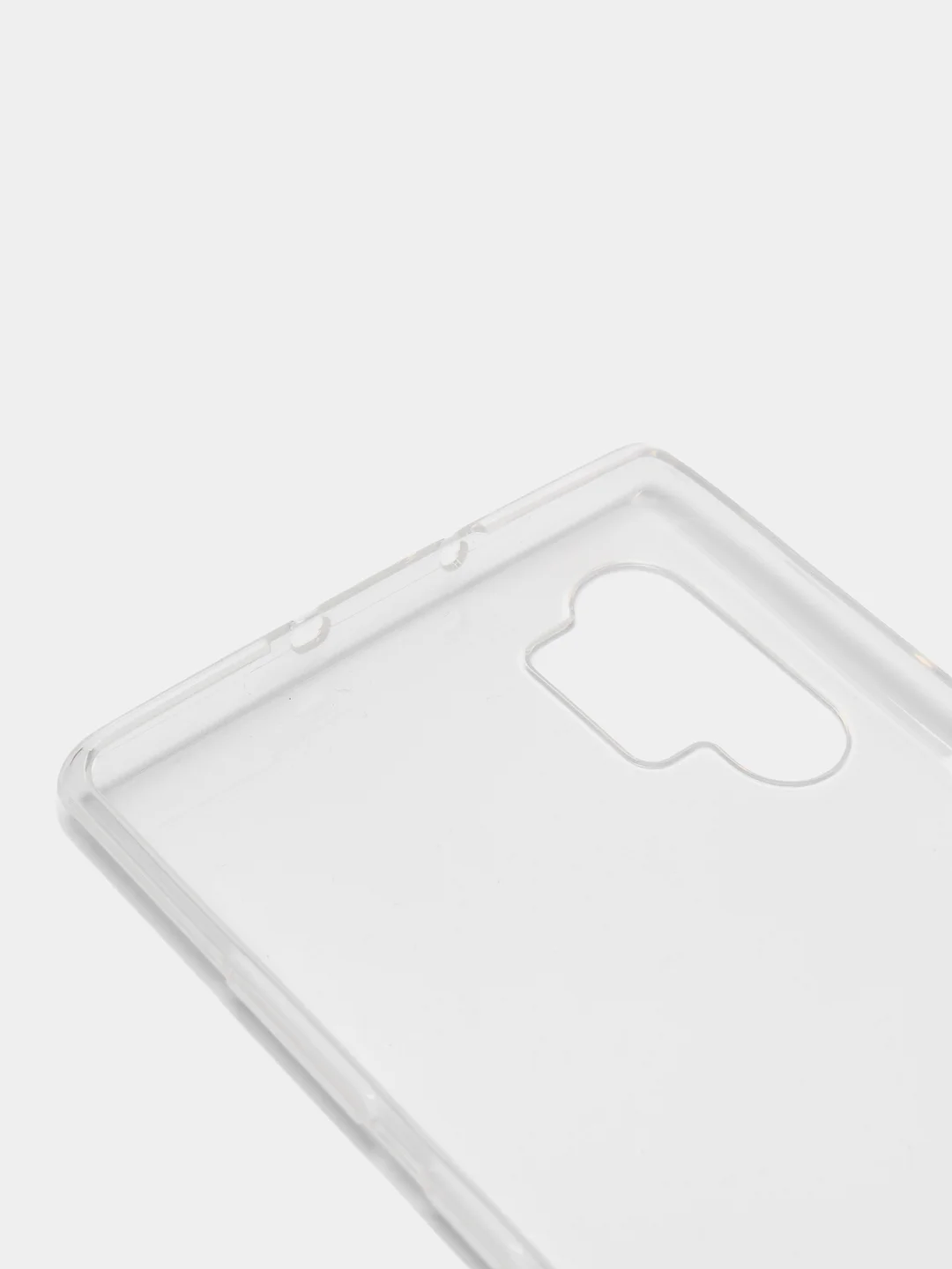 Прозрачный чехол Samsung Note 10 Plus / Note 10 pro с бархатом внутри