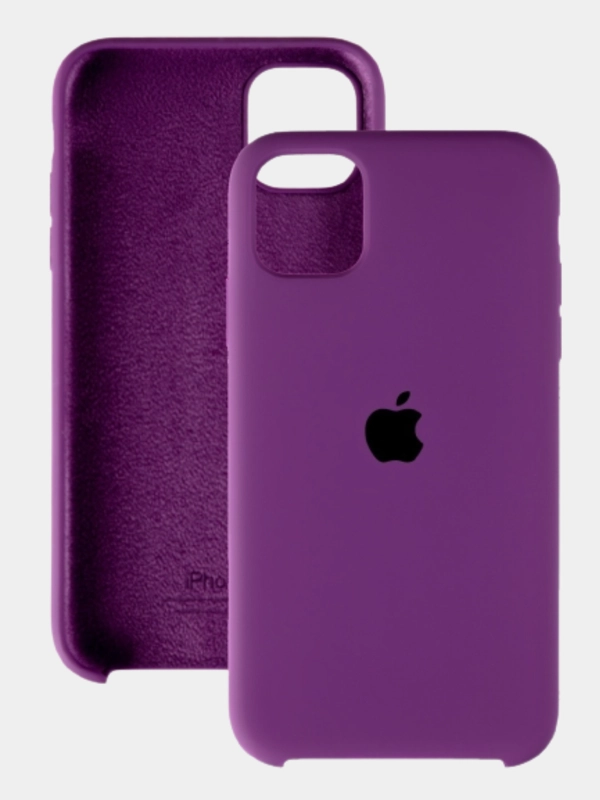 Чехол для iPhone 11 силиконовый, с логотипом