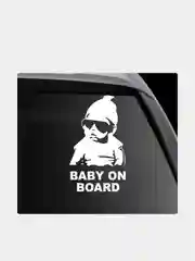 Наклейка на автомобиль "Baby on board"