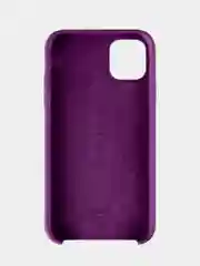 Аметистовый чехол для iPhone 11 силиконовый, с логотипом