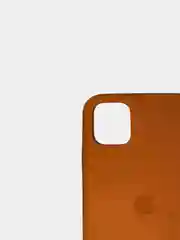 Оранжевый чехол для iPhone 11 силиконовый, с логотипом