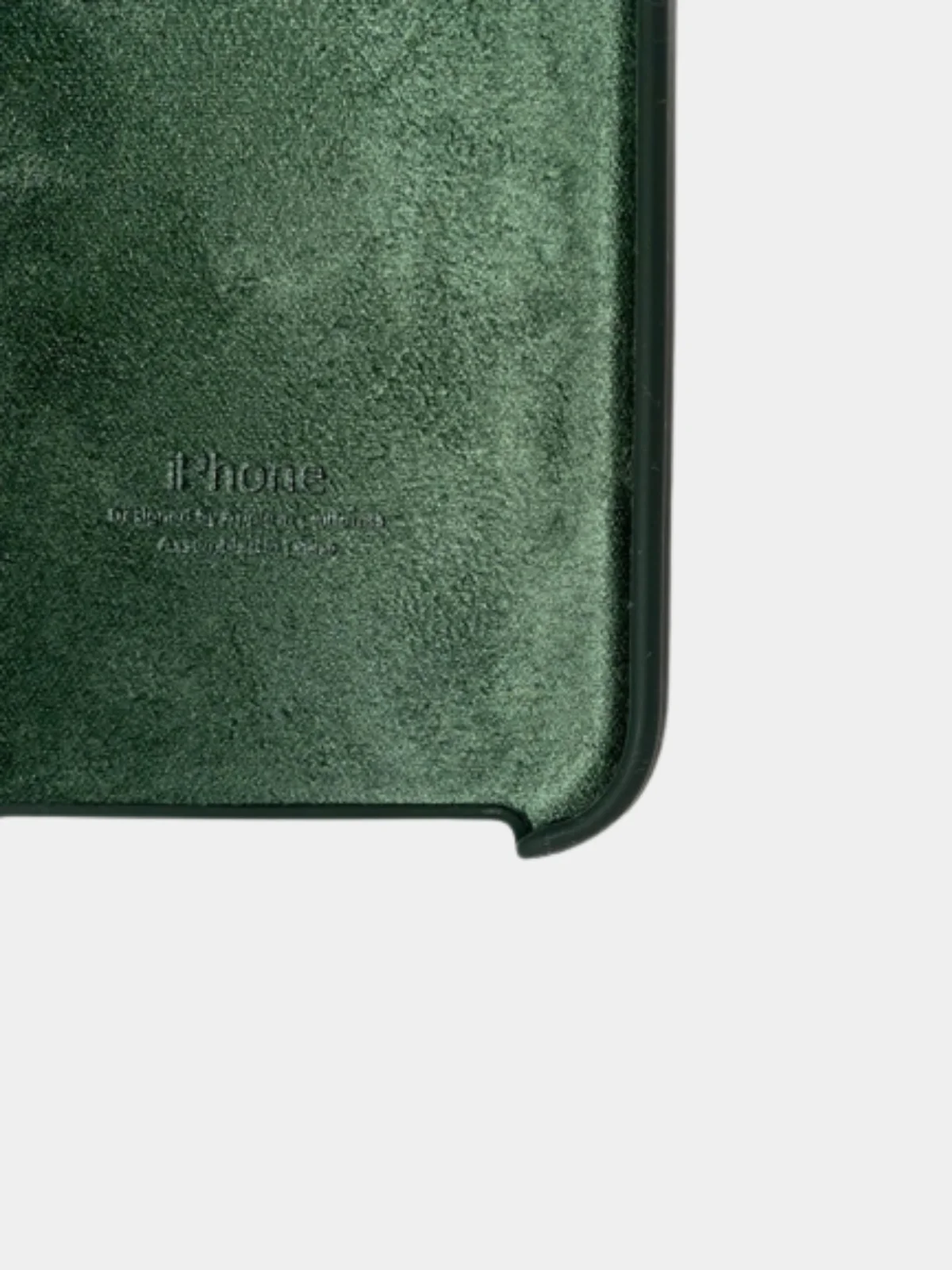 Тёмно-зелёный чехол для iPhone 11 силиконовый, с логотипом
