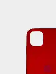 Красный чехол для iPhone 11 силиконовый, с логотипом