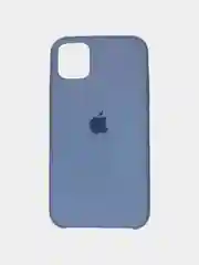 Небесно-голубой чехол для iPhone 11 силиконовый, с логотипом