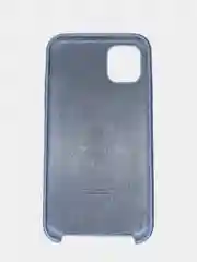 Небесно-голубой чехол для iPhone 11 силиконовый, с логотипом