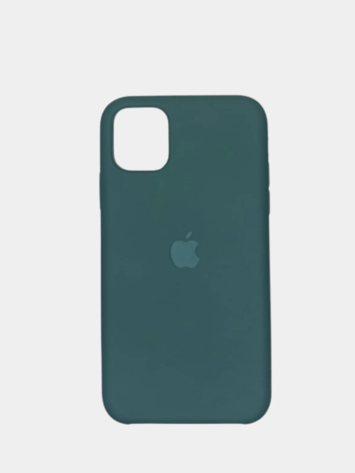 Лесной зеленый чехол для iPhone 11 силиконовый, с логотипом