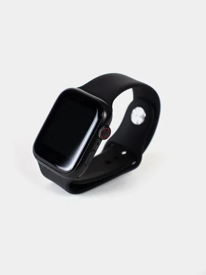 Черный умные фитнес-часы Smart Watch T500 с активным колесиком
