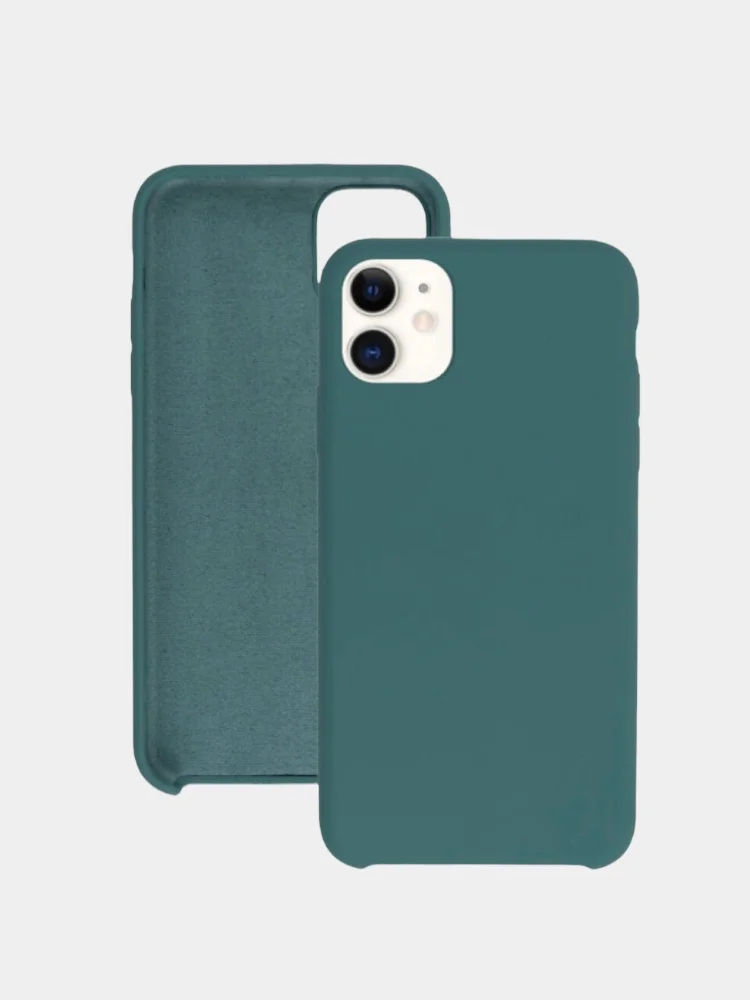 Зелёный хаки чехол на iPhone 7 Plus, 8 Plus, X, XS, XR, 11, 11 Pro Max, 12 Pro, Pro Max
