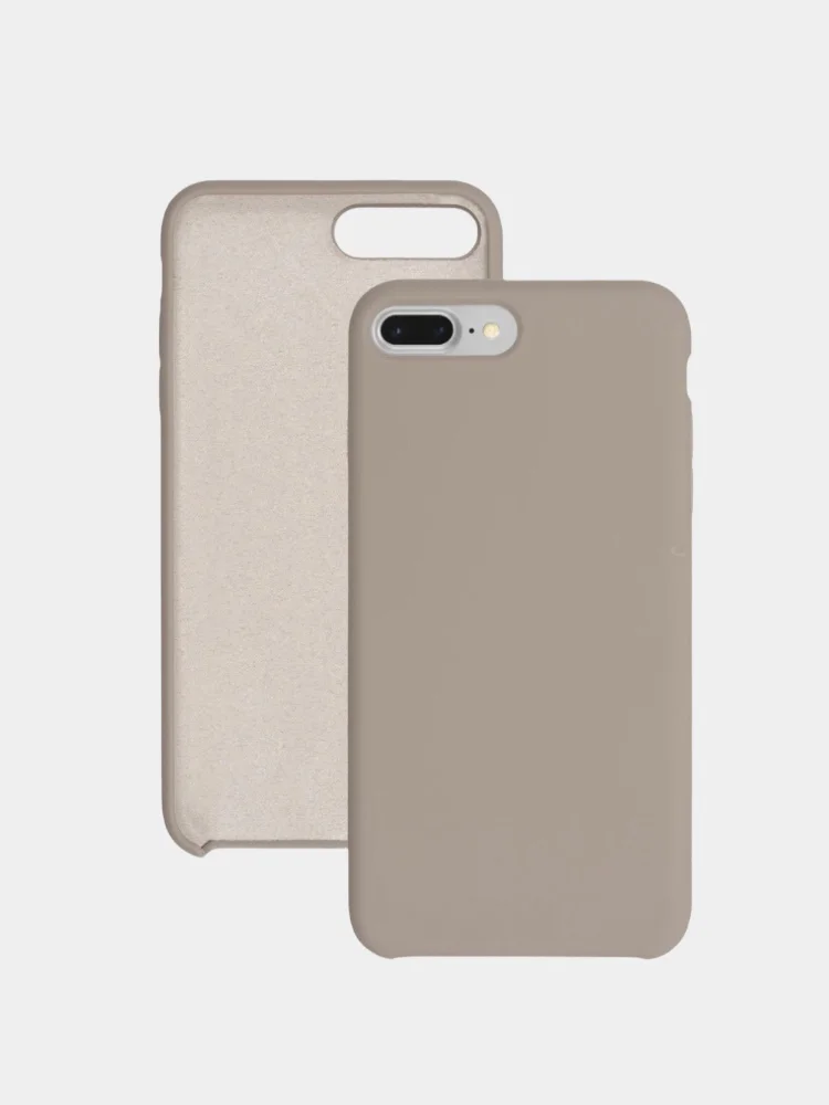 Светло-бежевый чехол на iPhone 7 Plus, 8 Plus, X, XS, XR, 11, 11 Pro Max, 12 Pro, Pro Max