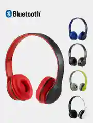 Белый беспроводные стерео наушники P47 Wireless Bluetooth 5.0 EDR  с микрофоном