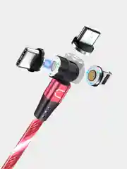 Кабель магнитный светящийся CharGuide Lumine QC 3.0, для быстрой зарядки и передачи данных