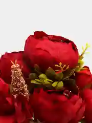 Бордовый искусственные цветы "Пионы", букет