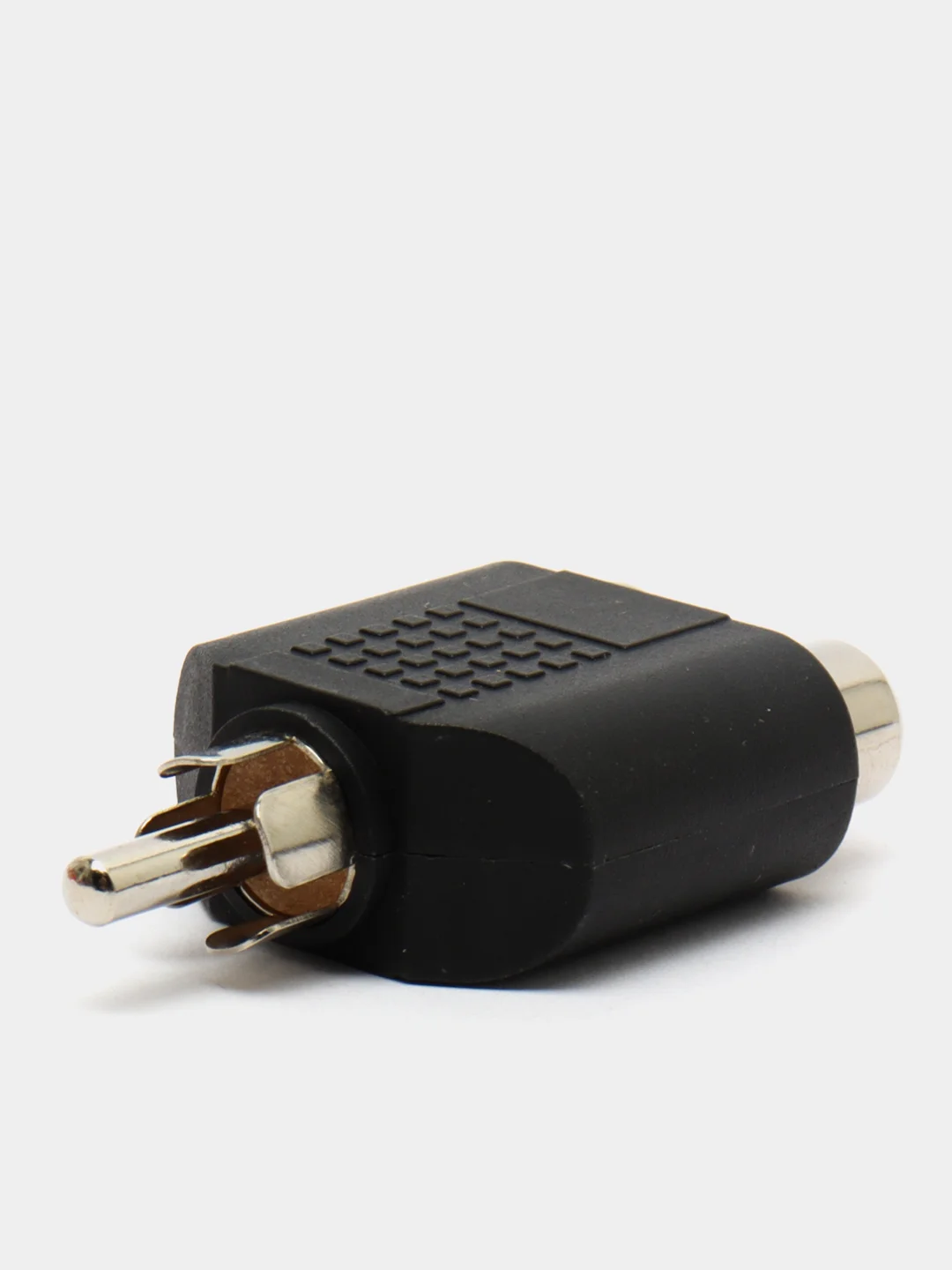 Белый переходник 1RCA-2RCA