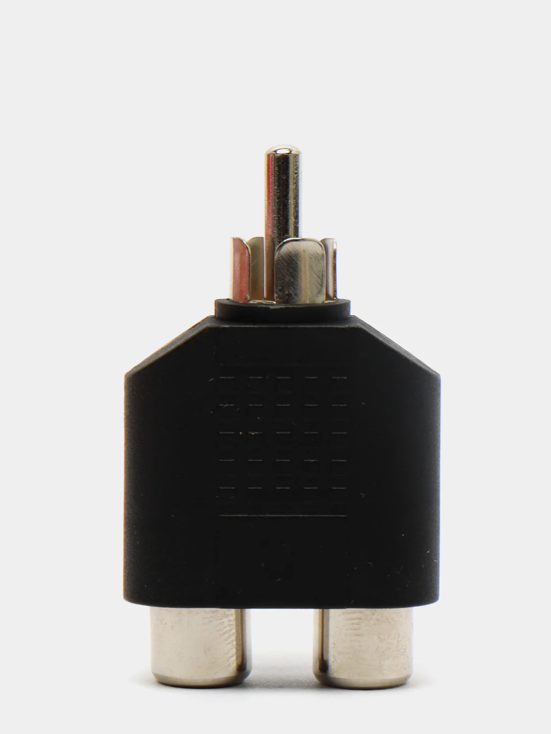 Белый переходник 1RCA-2RCA