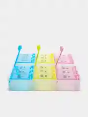 Таблетница, три ряда