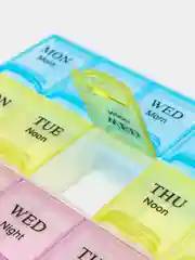 Таблетница, три ряда