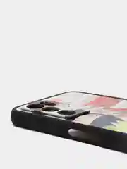 Бежевый чехол с ярким рисунком/принтом на Oppo A16 (Оппо А16)
