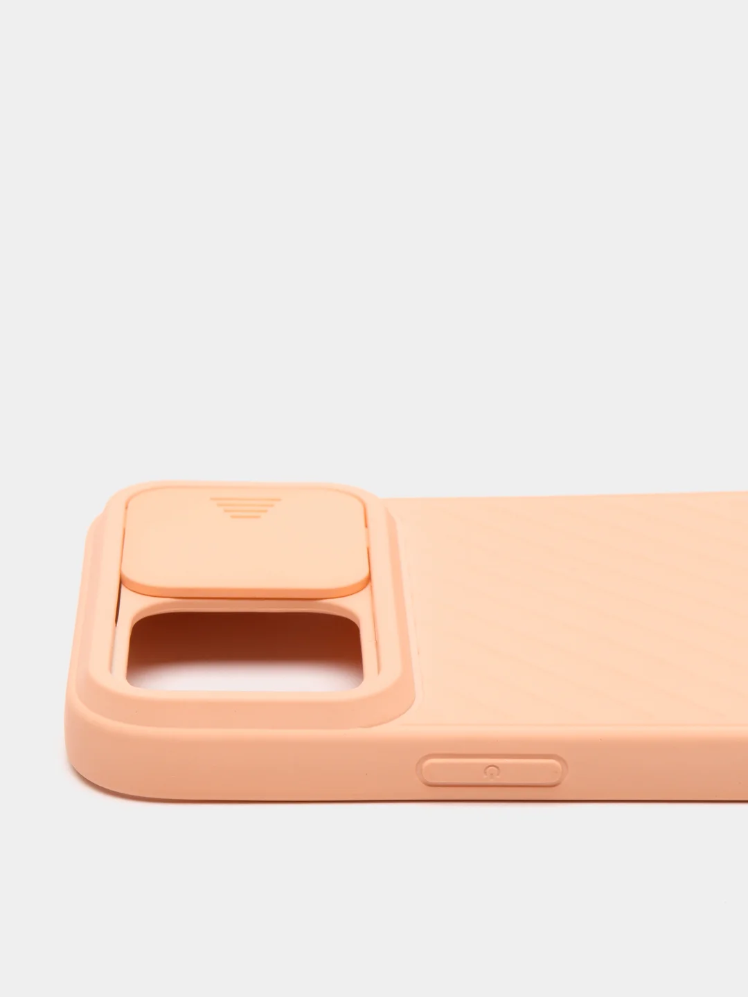 Кораллово-розовый чехол матовый силиконовый с защитой для камеры Iphone 12 ProMax