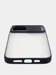 Синий чехол матовый силиконовый с защитой для камеры Iphone 12 ProMax