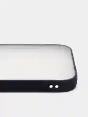 Синий чехол матовый силиконовый с защитой для камеры Iphone 12 ProMax
