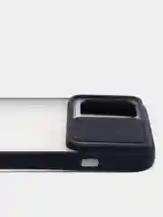 Синий чехол матовый силиконовый с защитой для камеры Iphone 12 ProMax