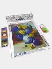 Серебряный алмазная мозаика вышивка 30 х 40