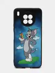 Синий чехол с ярким рисунком/принтом на Honor 50 Lite и Huawei Nova 8i, Хонор 50 Лайт и Нова 8i