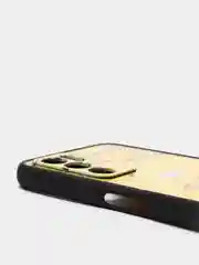 Желтый чехол с ярким рисунком/принтом на Oppo A16 (Оппо А16)