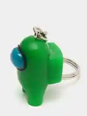 Зеленый брелок фигурный Among Us