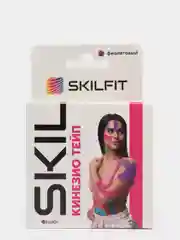 Фиолетовый кинезио тейп SKILFIT для лица, тела, ног, живота, суставов, подтяжки, спины, от морщин