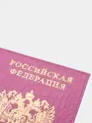 Пастельно-коралловый обложка на паспорт из натуральной кожи