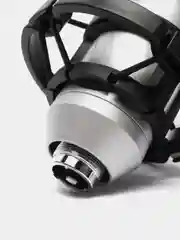 Серебряный микрофон БМ - BM 800, студийный конденсаторный с держателем без стойки