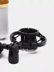 Прозрачный микрофон БМ - BM 800, студийный конденсаторный с держателем без стойки