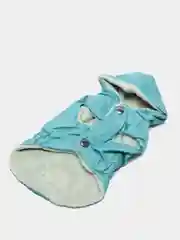Голубой жилет-парка с капюшоном для собак и кошек, жилет для собак, одежда для собак