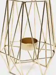 Золотой подсвечник в скандинавском стиле Nordic Light