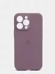 Бежевый меланж чехол Silicone Case для iPhone 13 Pro, с защитой камеры, закрытый низ