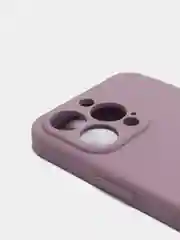 Бежевый меланж чехол Silicone Case для iPhone 13 Pro, с защитой камеры, закрытый низ