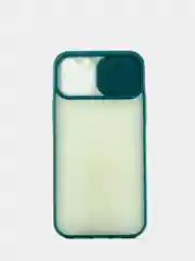 Зеленый матовый, полупрозрачный чехол для iPhone 12 Pro Max, 6.7, с защитой камеры