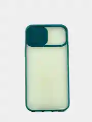 Зеленый матовый, полупрозрачный чехол для iPhone 12 Pro Max, 6.7, с защитой камеры