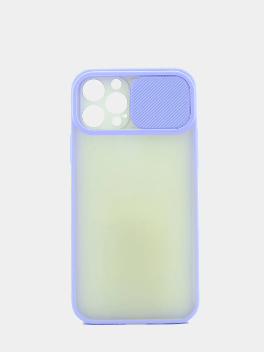 Лавандовый матовый, полупрозрачный чехол для iPhone 12 Pro Max, 6.7, с защитой камеры