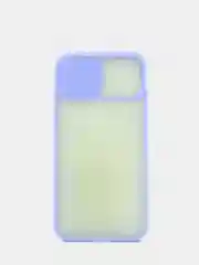 Лавандовый матовый, полупрозрачный чехол для iPhone 12 Pro Max, 6.7, с защитой камеры