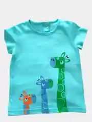 Мятный футболка для девочек, кулирка