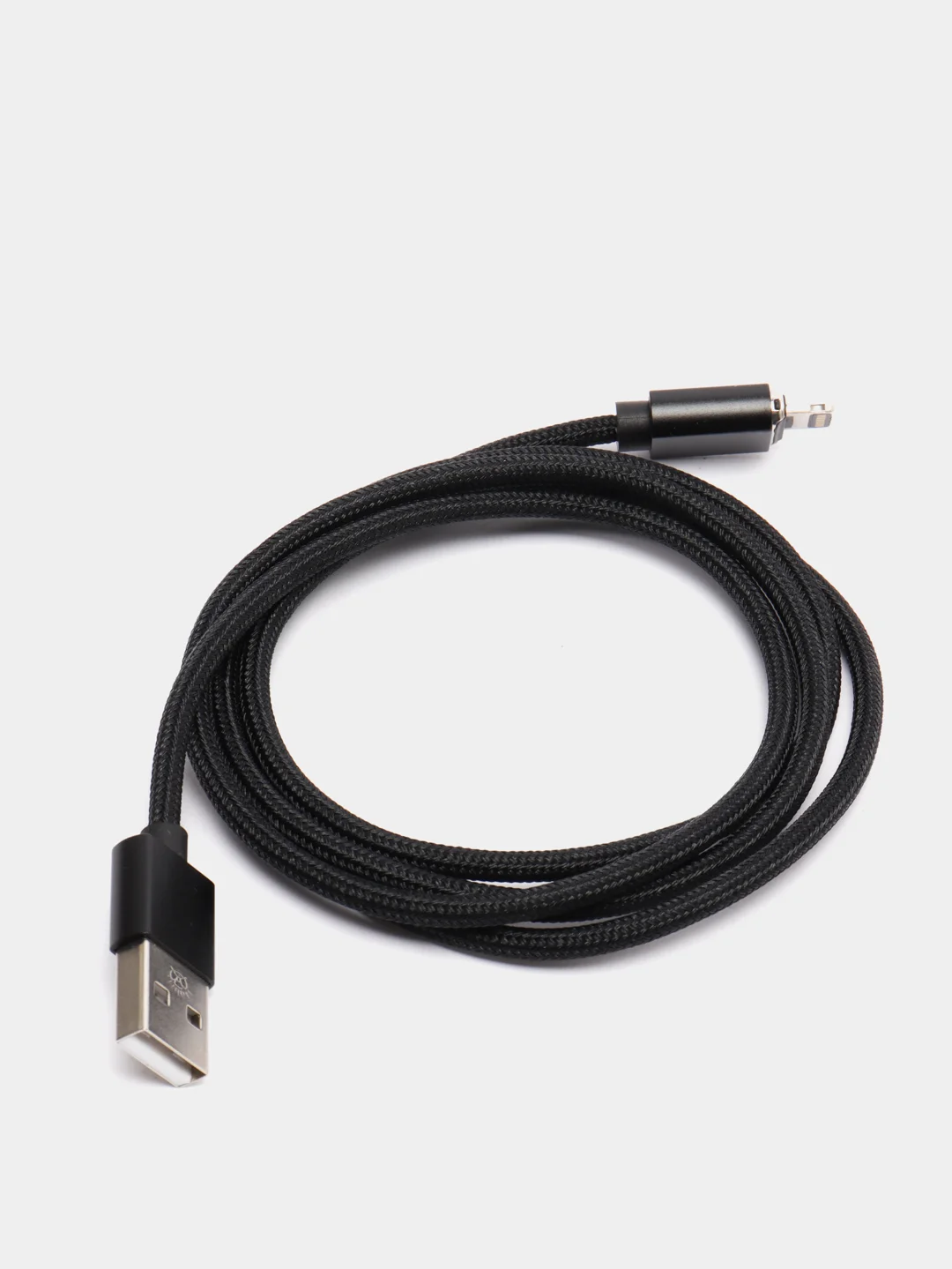 Черный usb кабель для быстрой зарядки и передачи данных Quick charge 3.0+ магнитный коннектор
