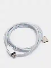 Серебряный usb кабель для быстрой зарядки и передачи данных Quick charge 3.0+ магнитный коннектор
