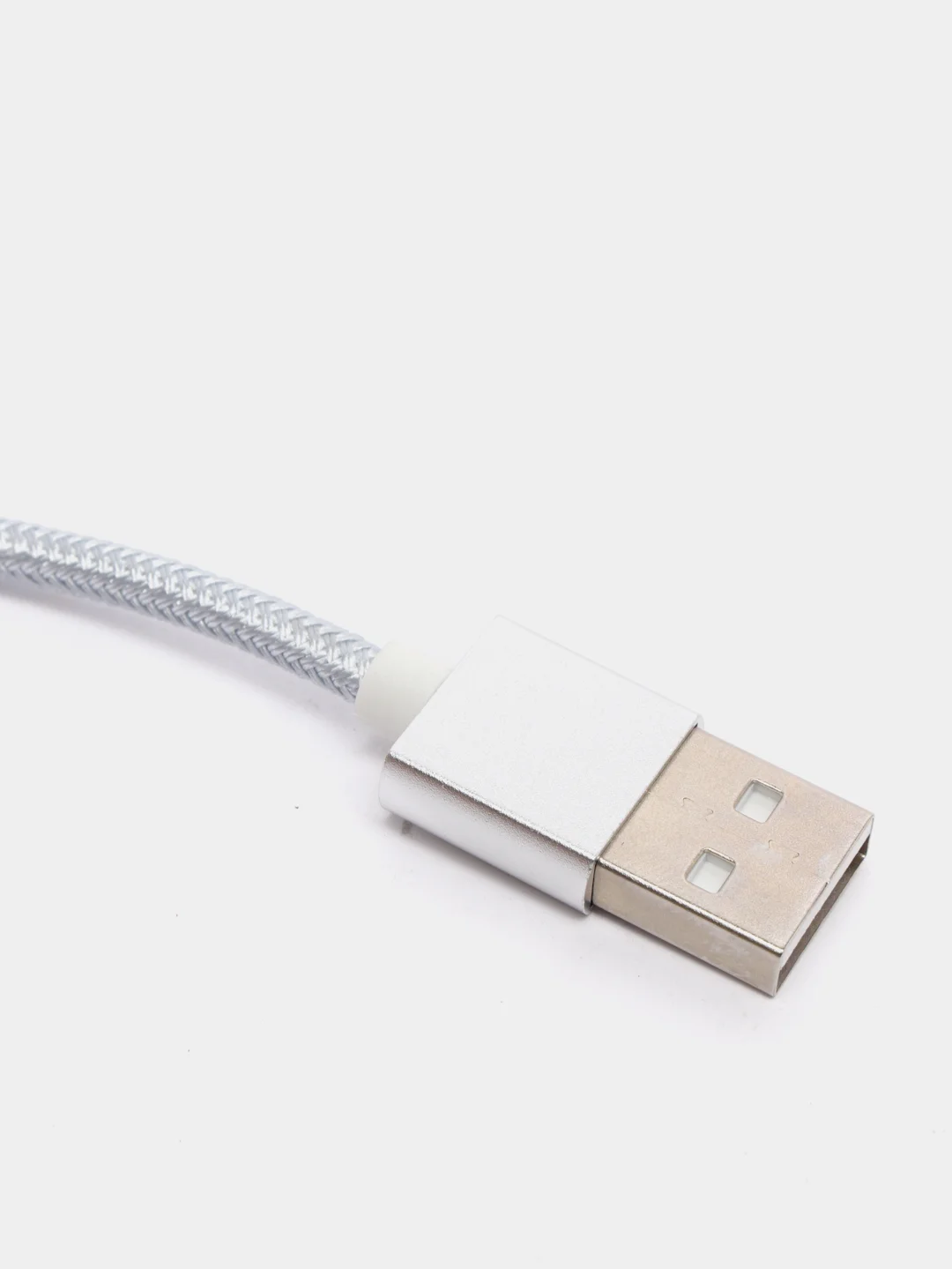 Серебряный usb кабель для быстрой зарядки и передачи данных Quick charge 3.0+ магнитный коннектор