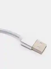 Серебряный usb кабель для быстрой зарядки и передачи данных Quick charge 3.0+ магнитный коннектор