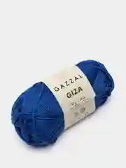 Синий пряжа Gazzal Giza 100% Мерсеризованный хлопок 50г 125м