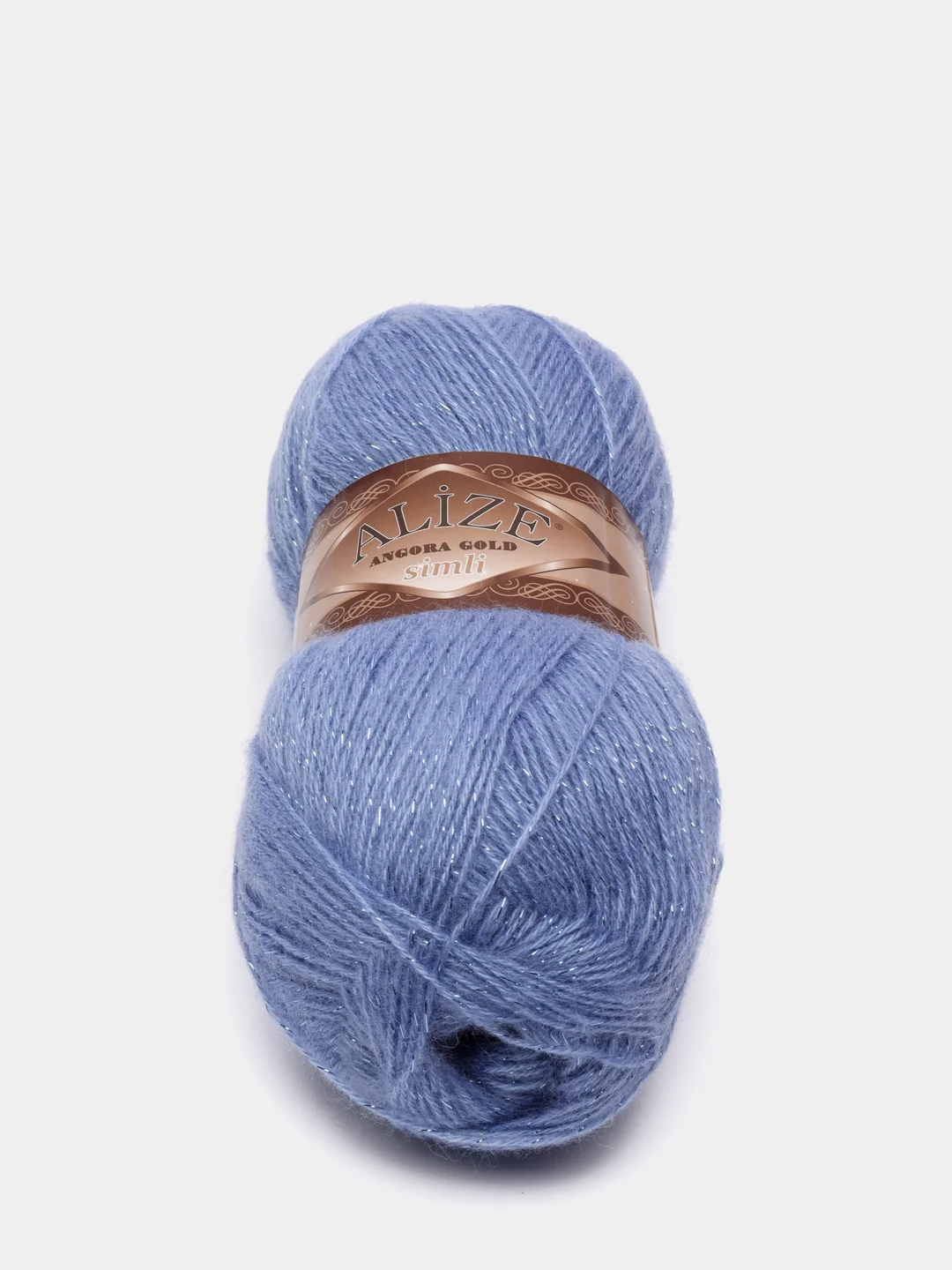 Пряжа Alize Angora Simli(Ализе Симли), 20%шерсть, 75%акрил, 5%металлик, 100г/500м