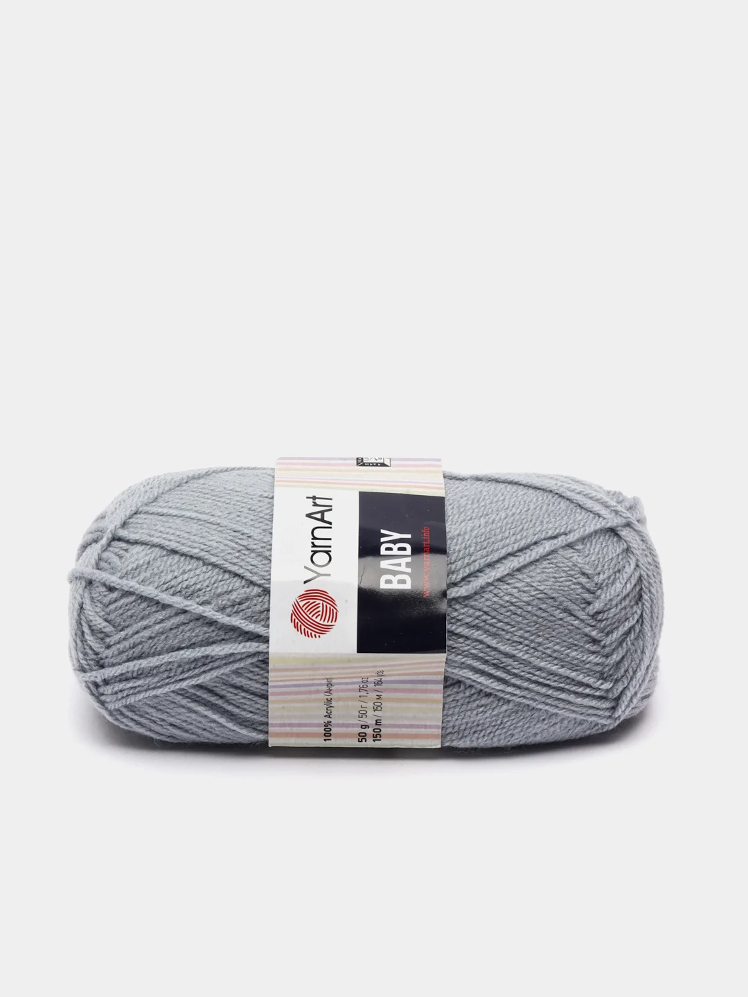 Серый пряжа YarnArt "Baby",  50 г